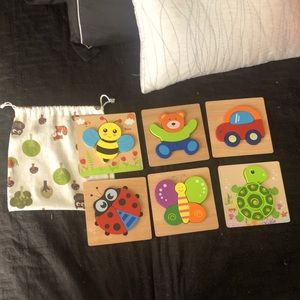 Set of 6 Toddler puzzles